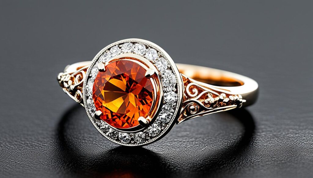 Design de Joias com Spessartine