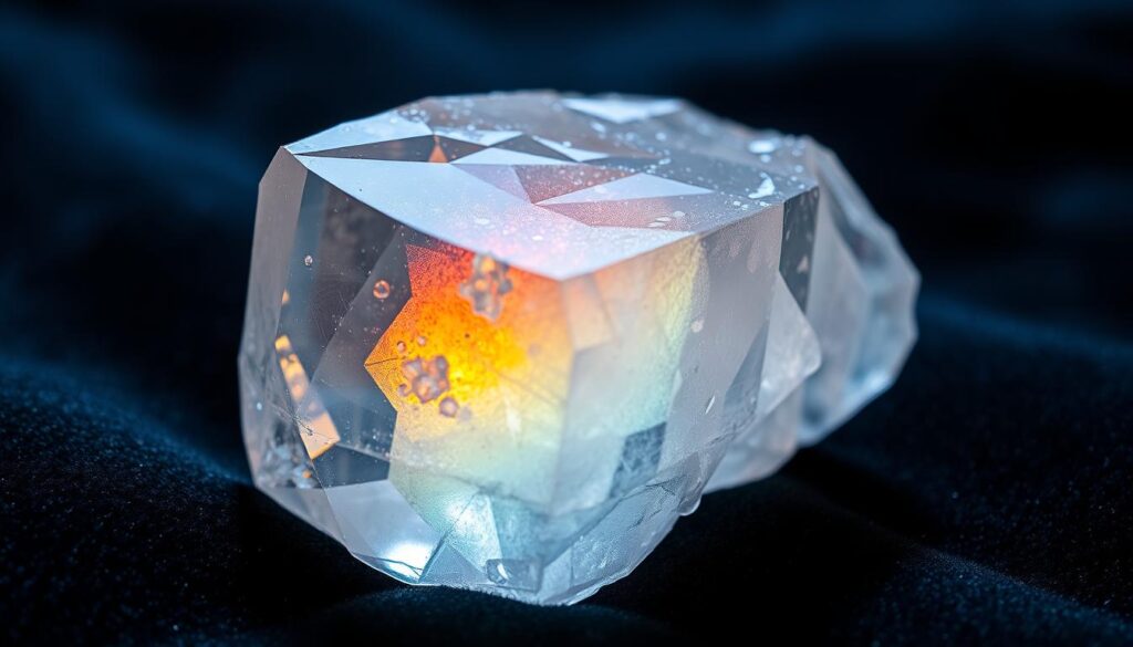 Calcita ótica birrefringência