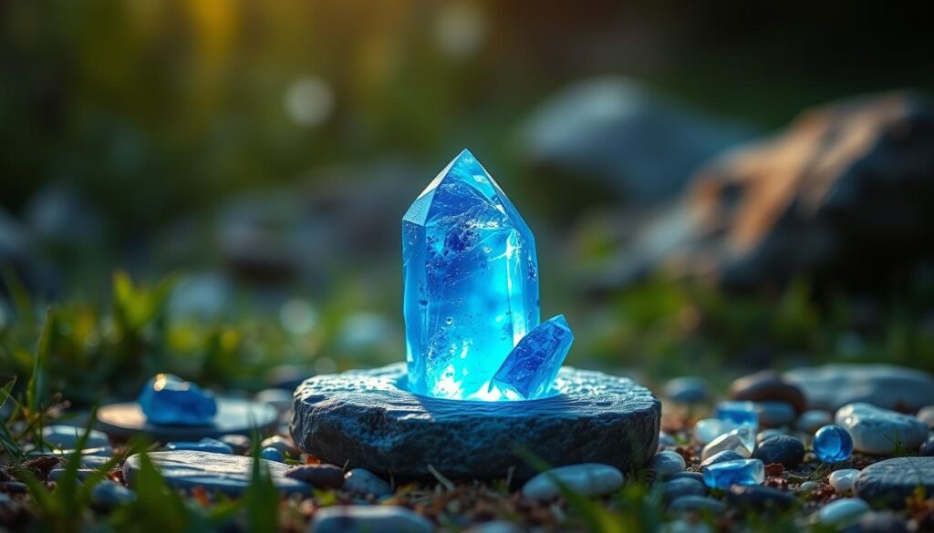 Cianita Azul e chakras